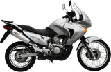 Katalysiertes Auspuffendstück Mit Geräuschzulassung Oval Edelstahl - Mivv Kompatibel Mit Honda Xlv 650 Transalp (2000-2004)