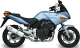 Katalysiertes Auspuffendstück Mit Geräuschzulassung Oval Edelstahl - Mivv Kompatibel Mit Honda Cbf 600 (2004-2010)
