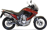 Exhaust Tip With Noise Certification Oval Stainless Steel - Mivv Compatible With Honda Xlv 700 Transalp (2008-2013)
