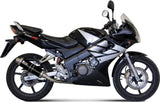 Komplette Auspuffanlage Ohne Katalysator Und Mit Geräuschzulassung Gp Stahl Schwarz - Mivv Kompatibel Mit Honda Cbr 125 R (2004-2010)