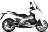 Auspuffendstück Mit Geräuschzulassung Suono Stahl Schwarz Carbon - Mivv Kompatibel Mit Honda Integra 700 (2012-2013)