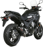 Auspuffendstück Mit Geräuschzulassung Oval Carbon Carbon - Mivv Kompatibel Mit Honda Cb 500 X (2017-2022)