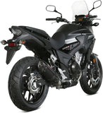 Auspuffendstück Mit Geräuschzulassung Suono Stahl Schwarz Carbon - Mivv Kompatibel Mit Honda Cb 500 X (2017-2022)