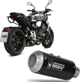 Auspuffendstück Mit Geräuschzulassung Mk3 Stahl Schwarz - Mivv Kompatibel Mit Honda Cb 1000 R (2018-2024)