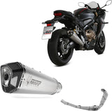 Komplette Auspuffanlage Ohne Katalysator Und Mit Geräuschzulassung Delta Race Edelstahl Carbon - Mivv Kompatibel Mit Honda Cbr 650 R (2019-2023)