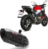 Auspuffendstück Mit Geräuschzulassung Suono Stahl Schwarz Carbon - Mivv Kompatibel Mit Honda Cb 500 F (2019-2024)
