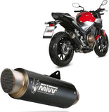 Auspuffendstück Mit Geräuschzulassung Gppro Stahl Schwarz - Mivv Kompatibel Mit Honda Cb 500 F (2019-2024)