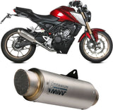 Komplette Auspuffanlage Ohne Katalysator Und Mit Geräuschzulassung Gppro Titan - Mivv Kompatibel Mit Honda Cb 125 R (2021-2024)