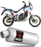 Auspuffendstück Mit Geräuschzulassung Dakar Edelstahl - Mivv Kompatibel Mit Honda Crf 1100 L Africa Twin (2020-2023)