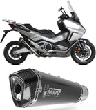 Auspuffendstück Mit Geräuschzulassung Delta Race Stahl Schwarz Carbon - Mivv Kompatibel Mit Honda Forza 750 (2021-2024)