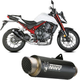 Auspuffendstück Mit Geräuschzulassung Gppro Stahl Schwarz - Mivv Kompatibel Mit Honda Cb 750 Hornet (2023-2024)