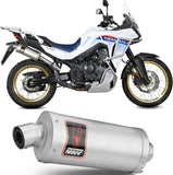 Auspuffendstück Mit Geräuschzulassung Dakar Edelstahl - Mivv Kompatibel Mit Honda Xl 750 Transalp (2023-2024)
