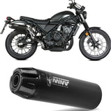 Auspuffendstück Mit Geräuschzulassung Hr-1 Stahl Schwarz Carbon - Mivv Kompatibel Mit Honda Cl 500 (2023-2024)
