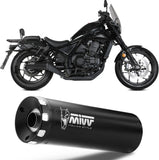 Auspuffendstück Mit Geräuschzulassung Hr-1 Stahl Schwarz - Mivv Kompatibel Mit Honda Cmx 1100 Rebel (2022-2024)