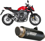 Auspuffendstück Mit Geräuschzulassung Gppro Stahl Schwarz - Mivv Kompatibel Mit Honda Cbr 500 R (2024)