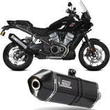 Auspuffendstück Mit Geräuschzulassung Speed Edge Stahl Schwarz Carbon - Mivv Kompatibel Mit Harley-Davidson Pan America - Special (2021-2024)
