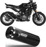 Auspuffendstück Mit Geräuschzulassung Hr-1 Stahl Schwarz - Mivv Kompatibel Mit Husqvarna Svartpilen 125 (2021-2023)