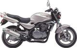 Auspuffendstück Mit Geräuschzulassung Oval Edelstahl - Mivv Kompatibel Mit Kawasaki Er-5 500 (1997-2006)