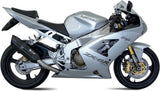 Auspuffendstück Mit Geräuschzulassung Suono Stahl Schwarz Carbon - Mivv Kompatibel Mit Kawasaki Zx 6R 636 (2003-2004)