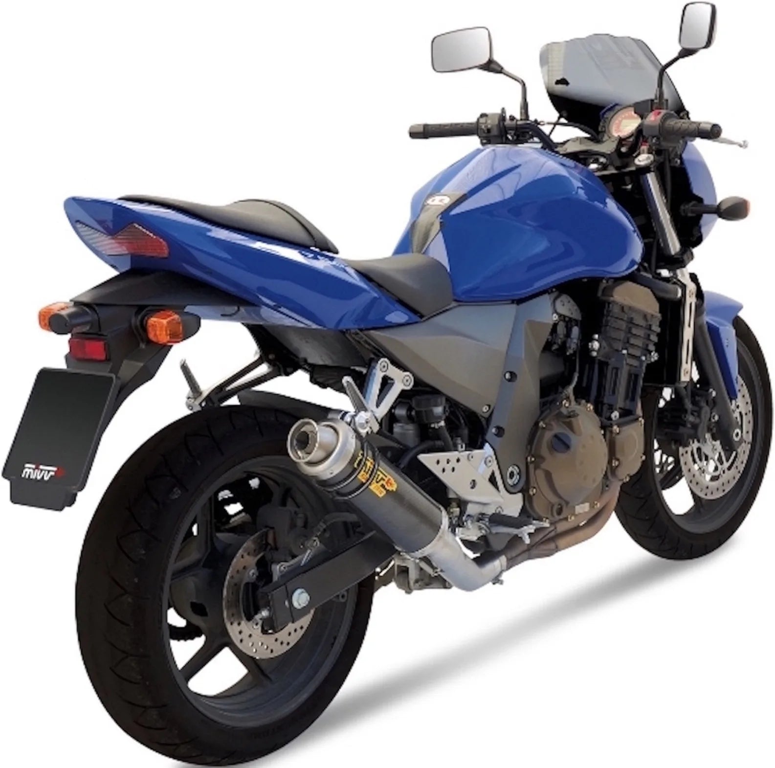 Auspuffendstück Mit Geräuschzulassung Gp Carbon - Mivv Kompatibel Mit Kawasaki Z 750 (2004-2006)