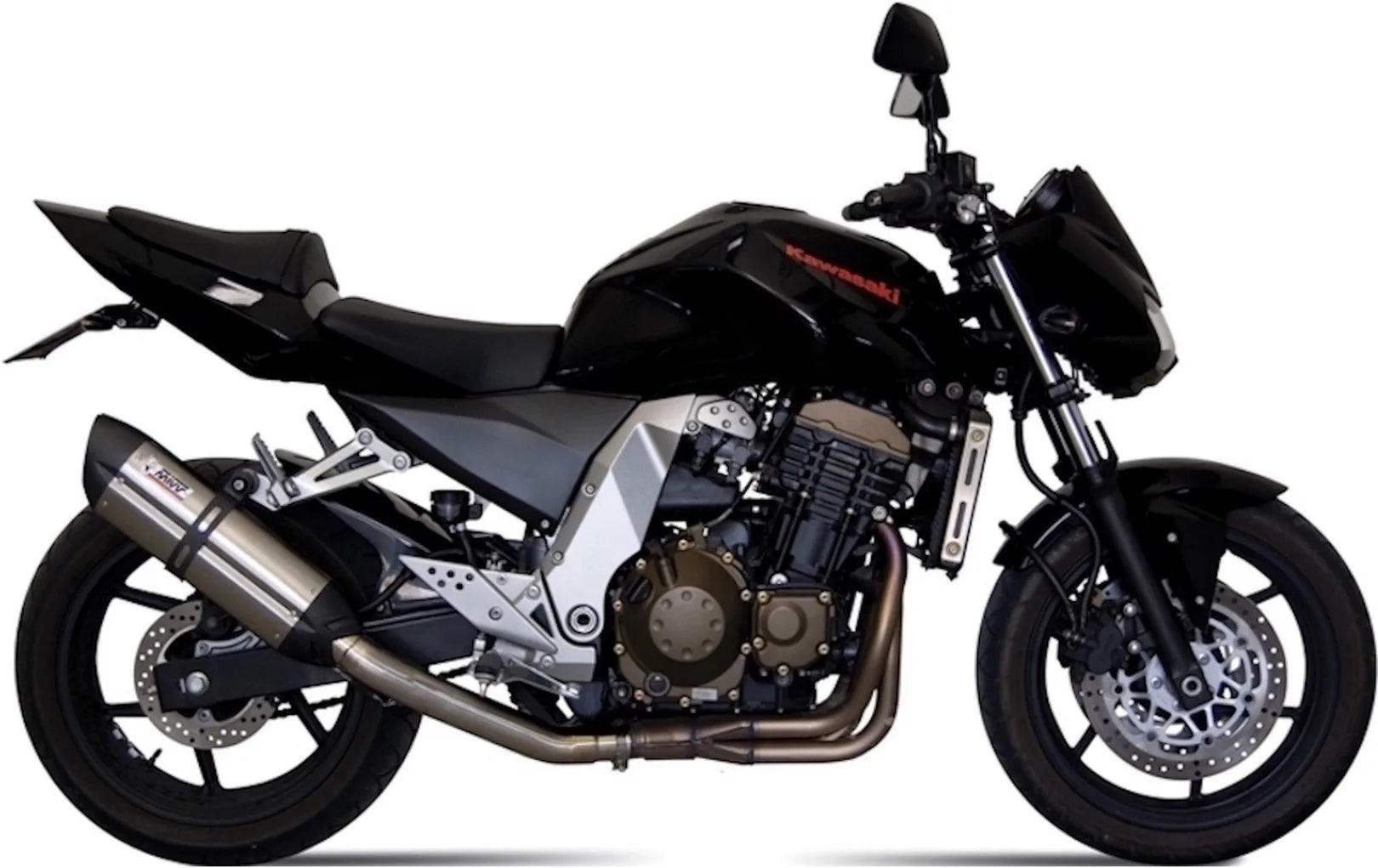 Auspuffendstück Mit Geräuschzulassung Suono Edelstahl Carbon - Mivv Kompatibel Mit Kawasaki Z 750 (2004-2006)