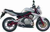 Auspuffendstück Ohne Katalysator Und Mit Geräuschzulassung Oval Carbon - Mivv Kompatibel Mit Kawasaki Er-6 N (2005-2011)