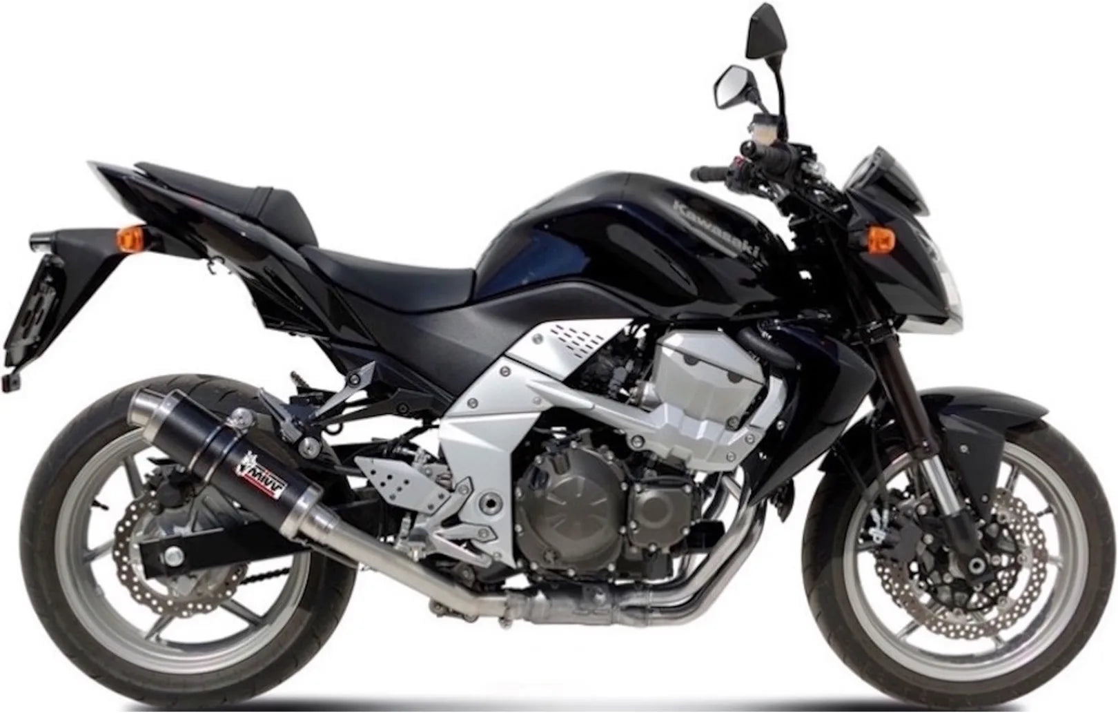 Katalysiertes Auspuffendstück Mit Geräuschzulassung Gp Carbon - Mivv Kompatibel Mit Kawasaki Z 750 (2007-2014)