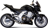 Katalysiertes Auspuffendstück Mit Geräuschzulassung Suono Stahl Schwarz Carbon - Mivv Kompatibel Mit Kawasaki Z 750 (2007-2014)