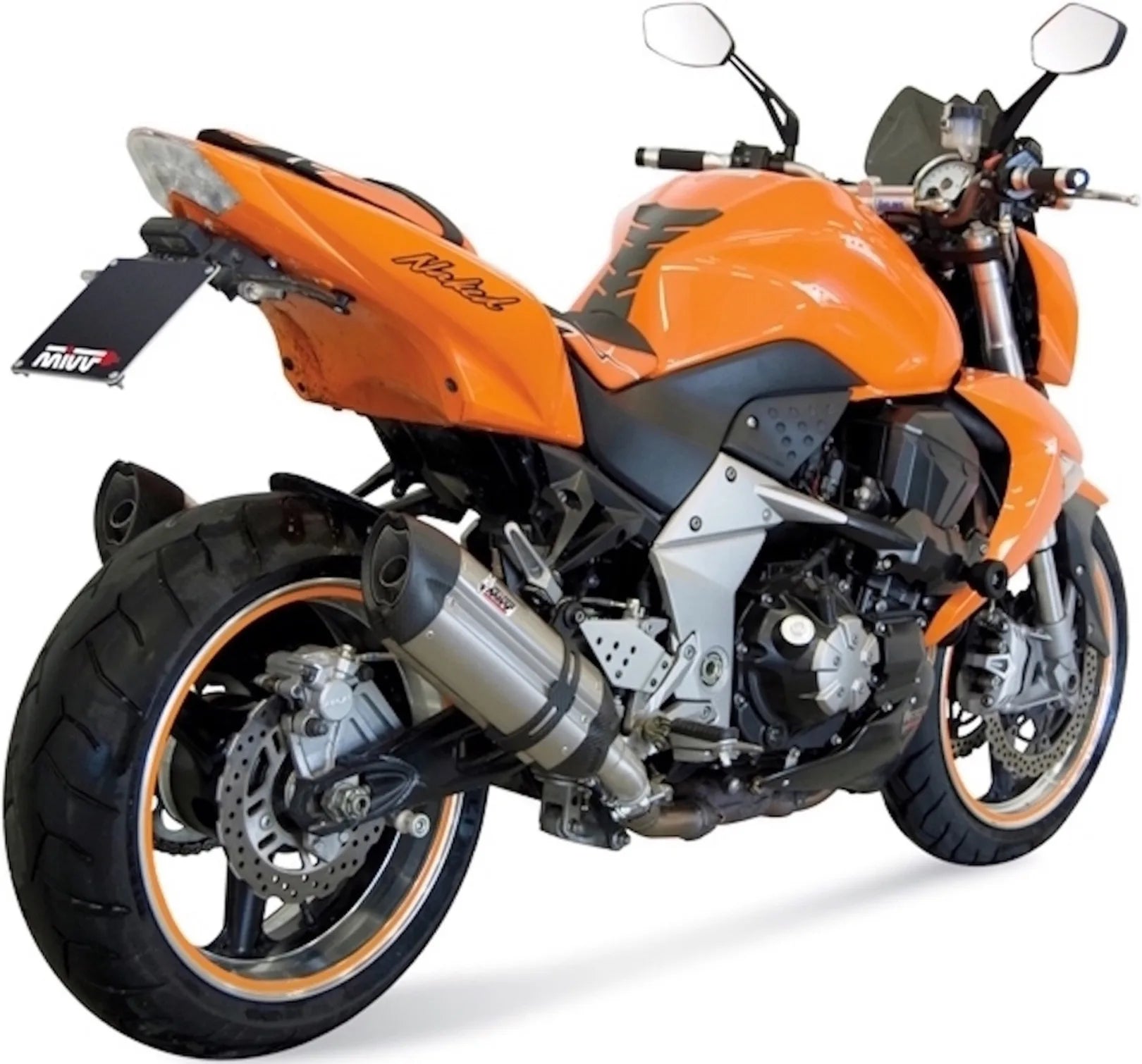 Doppelauspuffanlage Mit Geräuschzulassung Suono Edelstahl Carbon - Mivv Kompatibel Mit Kawasaki Z 1000 (2007-2009)