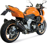 Doppelauspuffanlage Mit Geräuschzulassung Suono Stahl Schwarz Carbon - Mivv Kompatibel Mit Kawasaki Z 1000 (2007-2009)
