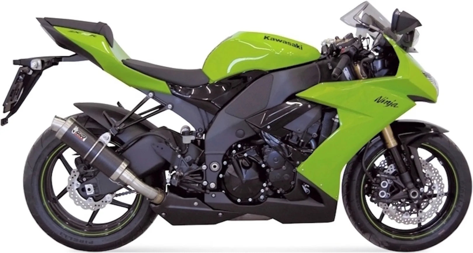 Auspuffendstück Mit Geräuschzulassung Gp Carbon - Mivv Kompatibel Mit Kawasaki Zx-10R (2008-2010)
