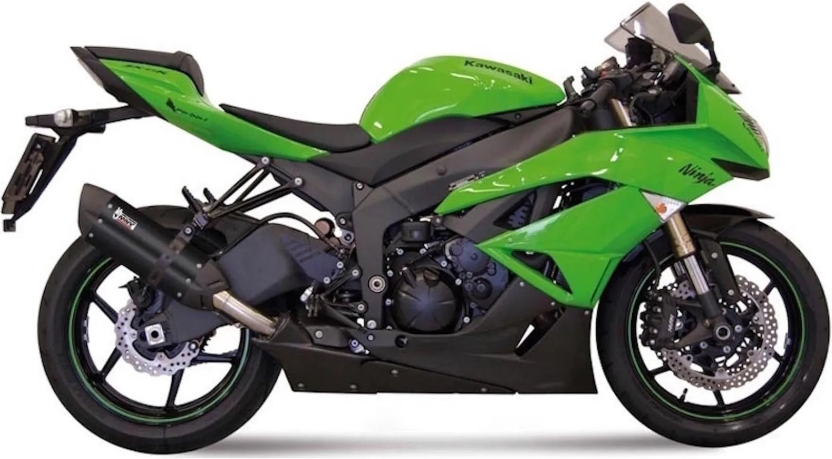 Auspuffendstück Mit Geräuschzulassung Suono Stahl Schwarz Carbon - Mivv Kompatibel Mit Kawasaki Zx 6R 636 (2013-2016)
