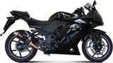 Exhaust Tip With Noise Certification Gp Carbon - Mivv Compatible With Kawasaki Ninja 250 R (2008-2013)