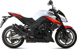 Doppelauspuffanlage Mit Geräuschzulassung Suono Stahl Schwarz Carbon - Mivv Kompatibel Mit Kawasaki Z 1000 (2010-2013)