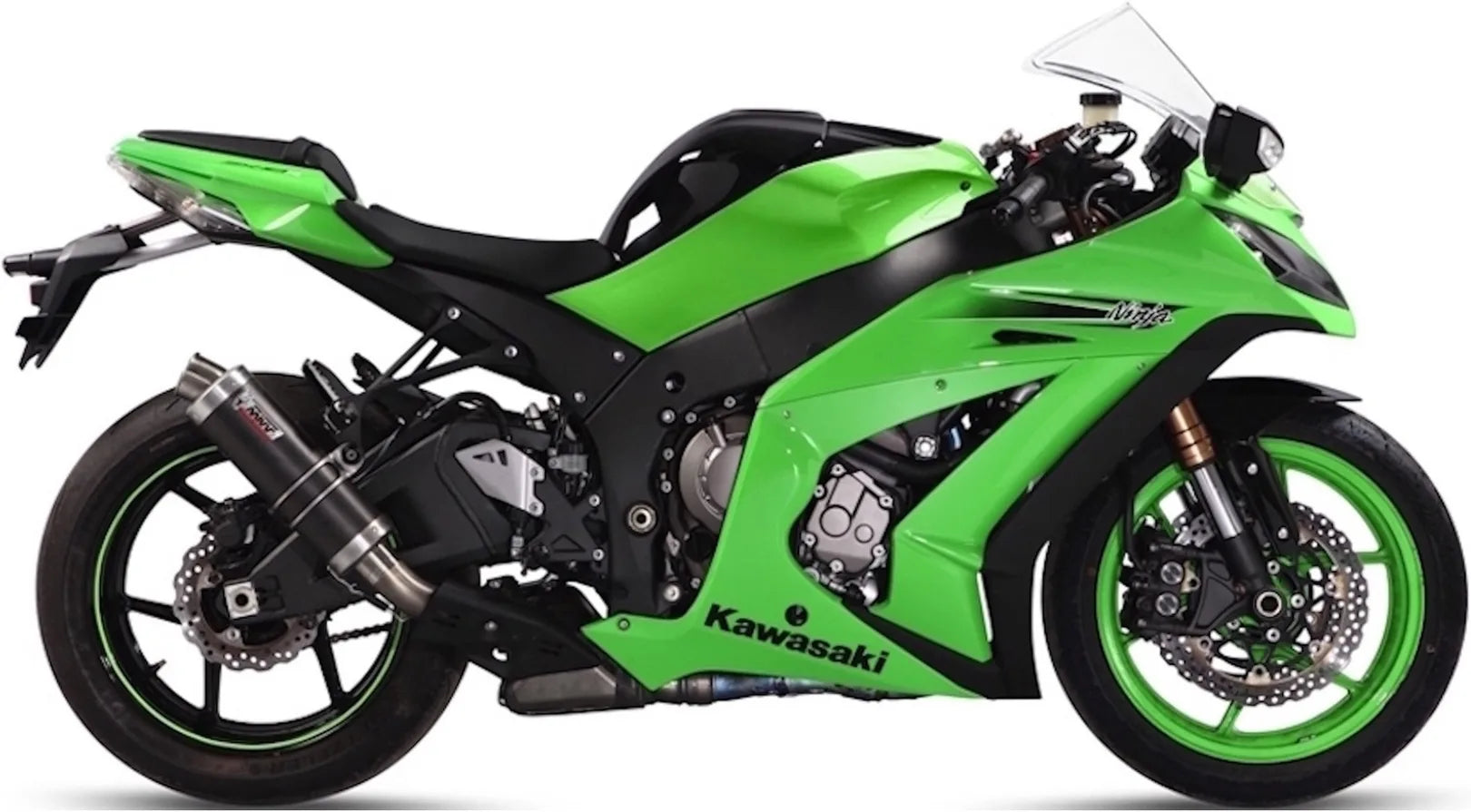 Auspuffendstück Mit Geräuschzulassung Gp Carbon - Mivv Kompatibel Mit Kawasaki Zx-10R (2011-2015)