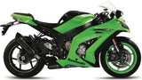 Auspuffendstück Mit Geräuschzulassung Suono Stahl Schwarz Carbon - Mivv Kompatibel Mit Kawasaki Zx-10R (2011-2015)