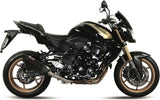 Katalysiertes Auspuffendstück Mit Geräuschzulassung Suono Stahl Schwarz Carbon - Mivv Kompatibel Mit Kawasaki Z 750 R (2011-2014)