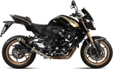 Katalysiertes Auspuffendstück Mit Geräuschzulassung Gp Stahl Schwarz - Mivv Kompatibel Mit Kawasaki Z 750 R (2011-2014)