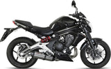 Komplette Abgasanlage Mit Katalysator Und Geräuschzulassung Suono Edelstahl Carbon - Mivv Kompatibel Mit Kawasaki Er-6 N (2012-2016)