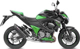 Exhaust Tip With Noise Certification Suono Steel Black Carbon - Mivv Compatible With Kawasaki Z 800 (2013-2016)