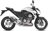 Auspuffendstück Mit Geräuschzulassung Gp Stahl Schwarz - Mivv Kompatibel Mit Kawasaki Z 800 E (2013-2016)