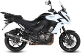 Auspuffendstück Mit Geräuschzulassung Oval Carbon Carbon - Mivv Kompatibel Mit Kawasaki Versys 1000 (2015-2018)