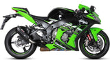 Auspuffendstück Mit Geräuschzulassung Suono Stahl Schwarz Carbon - Mivv Kompatibel Mit Kawasaki Zx-10R (2016-2024)