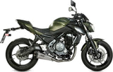 Komplette Abgasanlage Mit Katalysator Und Geräuschzulassung Delta Race Edelstahl Carbon - Mivv Kompatibel Mit Kawasaki Z 650 (2017-2023)