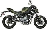 Komplette Auspuffanlage Ohne Katalysator Und Mit Geräuschzulassung Gppro Stahl Schwarz - Mivv Kompatibel Mit Kawasaki Z 650 (2017-2023)