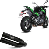 Auspuffendstück Mit Geräuschzulassung Double Gun Stahl Schwarz - Mivv Kompatibel Mit Kawasaki Z 900 (2017-2024)