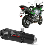 Exhaust Tip With Noise Certification Oval Carbon Carbon - Mivv Compatible With Kawasaki Versys 1000 (2019-2024)