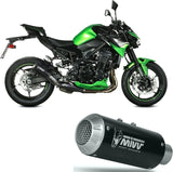 Auspuffendstück Mit Geräuschzulassung Mk3 Stahl Schwarz - Mivv Kompatibel Mit Kawasaki Z 900 (2020-2024)