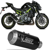 Auspuffendstück Mit Geräuschzulassung Mk3 Carbon - Mivv Kompatibel Mit Kawasaki Z 900 A2 (2017-2024)