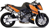 Doppelauspuffanlage Mit Katalysator Und Geräuschzulassung Suono Edelstahl Carbon - Mivv Kompatibel Mit Ktm 990 Super Duke (2005-2011)